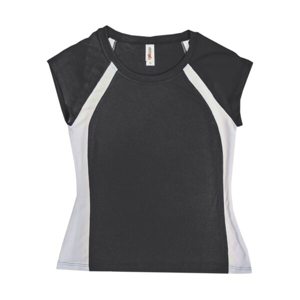 AJ216 Women's Raglan Colorblock Thumbnail