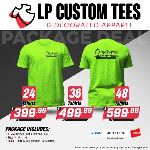 GILDAN 8000- T-SHIRT PACKAGE BUNDLE 24 | 36 | 48 Thumbnail