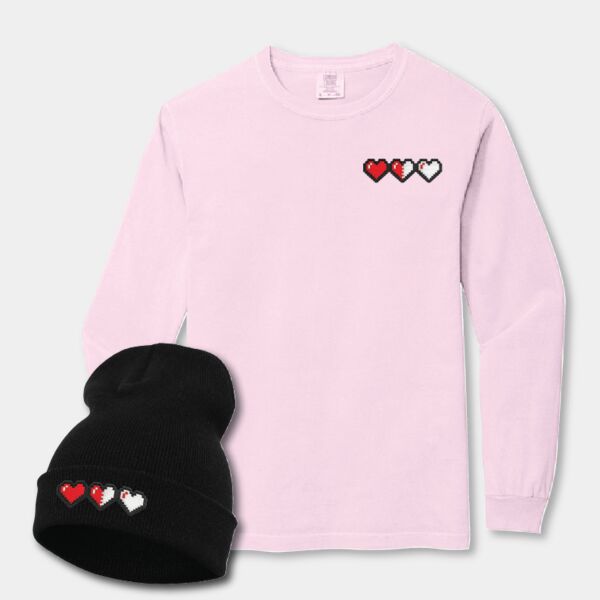 Los Corazonez Long Sleeve Shirt Beanie Bundle Thumbnail