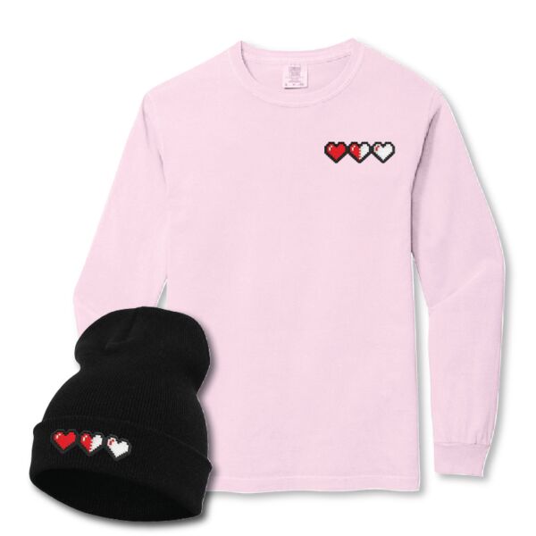 Los Corazonez Long Sleeve Shirt Beanie Bundle Thumbnail