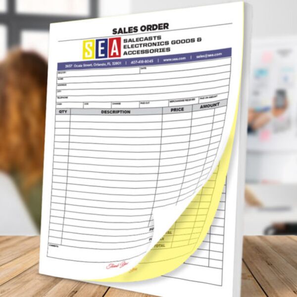 Carbonless Forms - 8.5"x5.5" Thumbnail