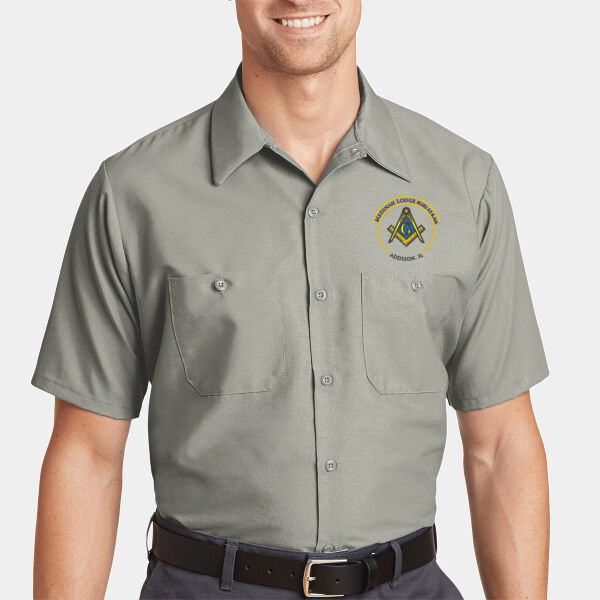 Red Kap® Long Size, Short Sleeve Industrial Work Shirt Thumbnail