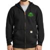 Midweight Hooded Zip Front Sweatshirt Thumbnail