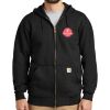 Midweight Hooded Zip Front Sweatshirt Thumbnail
