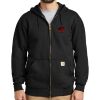 Midweight Hooded Zip Front Sweatshirt Thumbnail