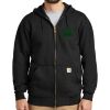 Midweight Hooded Zip Front Sweatshirt Thumbnail