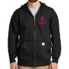 Midweight Hooded Zip Front Sweatshirt Thumbnail