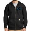 Midweight Hooded Zip Front Sweatshirt Thumbnail