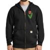 Midweight Hooded Zip Front Sweatshirt Thumbnail