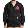 Midweight Hooded Zip Front Sweatshirt Thumbnail