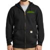 Midweight Hooded Zip Front Sweatshirt Thumbnail