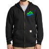 Midweight Hooded Zip Front Sweatshirt Thumbnail