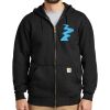 Midweight Hooded Zip Front Sweatshirt Thumbnail