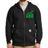 Midweight Hooded Zip Front Sweatshirt Thumbnail